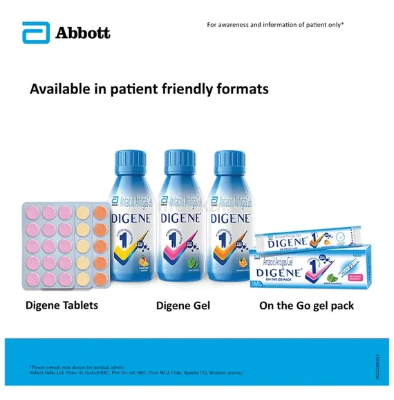 digene (orange) tablet 15's